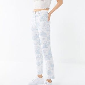 Laura Ashley × Urban Outfitters Blue Toile Jeans Size 27